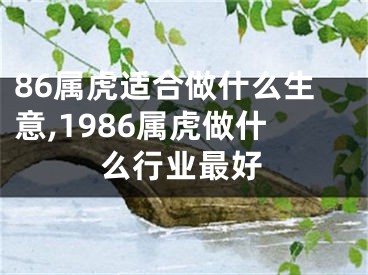 86属虎适合做什么生意,1986属虎做什么行业最好