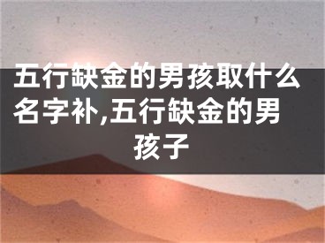 五行缺金的男孩取什么名字补,五行缺金的男孩子