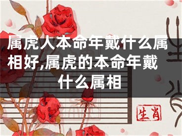 属虎人本命年戴什么属相好,属虎的本命年戴什么属相