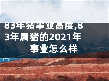 83年猪事业高度,83年属猪的2021年事业怎么样