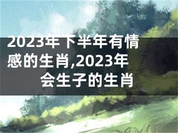 2023年下半年有情感的生肖,2023年会生子的生肖