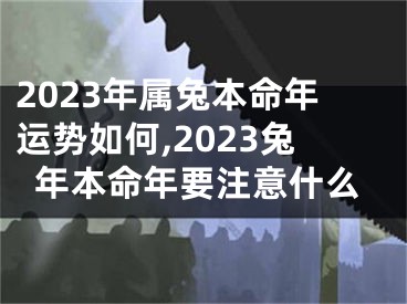 2023年属兔本命年运势如何,2023兔年本命年要注意什么