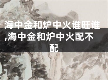 海中金和炉中火谁旺谁,海中金和炉中火配不配