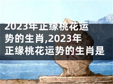 2023年正缘桃花运势的生肖,2023年正缘桃花运势的生肖是