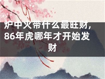 炉中火带什么最旺财,86年虎哪年才开始发财