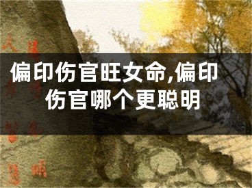 偏印伤官旺女命,偏印伤官哪个更聪明