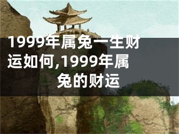 1999年属兔一生财运如何,1999年属兔的财运