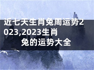 近七天生肖兔周运势2023,2023生肖兔的运势大全