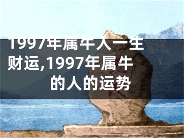 1997年属牛人一生财运,1997年属牛的人的运势