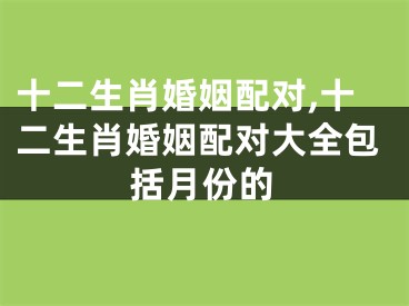 十二生肖婚姻配对,十二生肖婚姻配对大全包括月份的