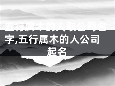 五行属木的人取公司名字,五行属木的人公司起名