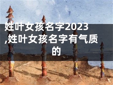 姓叶女孩名字2023,姓叶女孩名字有气质的