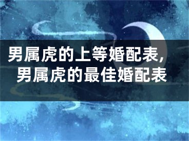 男属虎的上等婚配表,男属虎的最佳婚配表