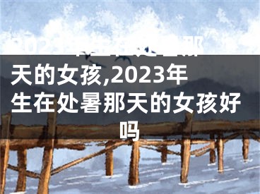 2023年生在处暑那天的女孩,2023年生在处暑那天的女孩好吗