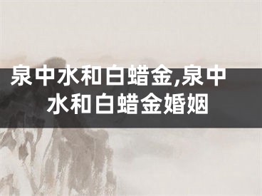 泉中水和白蜡金,泉中水和白蜡金婚姻