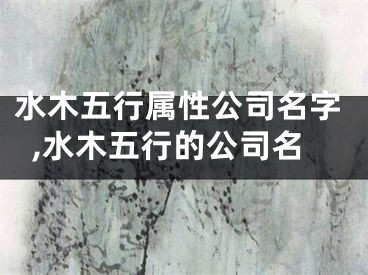 水木五行属性公司名字,水木五行的公司名