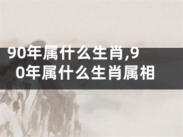 90年属什么生肖,90年属什么生肖属相