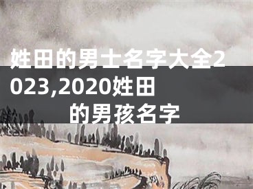 姓田的男士名字大全2023,2020姓田的男孩名字