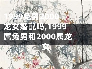 1999兔男2000龙女婚配吗,1999属兔男和2000属龙女