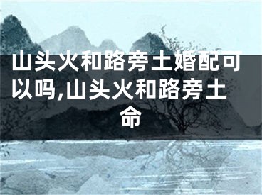 山头火和路旁土婚配可以吗,山头火和路旁土命