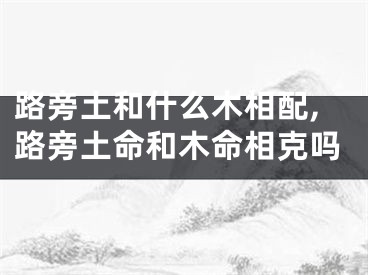 路旁土和什么木相配,路旁土命和木命相克吗