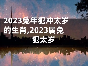 2023兔年犯冲太岁的生肖,2023属兔犯太岁