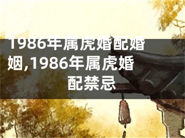 1986年属虎婚配婚姻,1986年属虎婚配禁忌