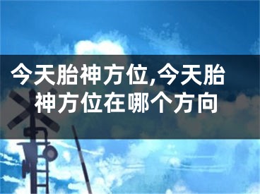 今天胎神方位,今天胎神方位在哪个方向