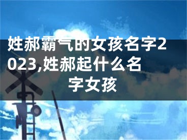 姓郝霸气的女孩名字2023,姓郝起什么名字女孩