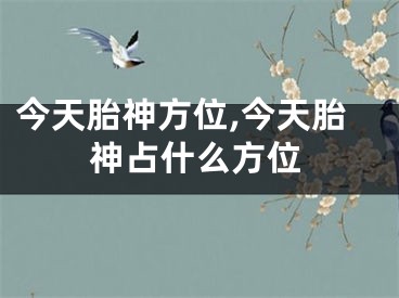 今天胎神方位,今天胎神占什么方位