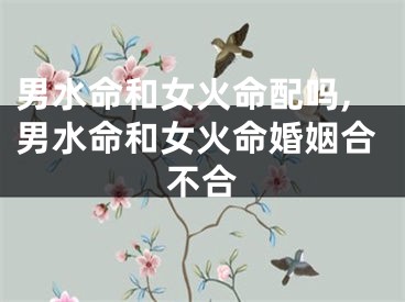 男水命和女火命配吗,男水命和女火命婚姻合不合