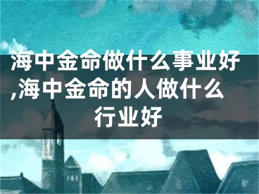 海中金命做什么事业好,海中金命的人做什么行业好