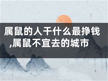 属鼠的人干什么最挣钱,属鼠不宜去的城市