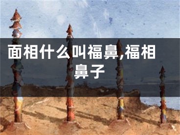 面相什么叫福鼻,福相鼻子