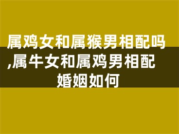 属鸡女和属猴男相配吗,属牛女和属鸡男相配婚姻如何