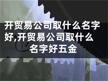 开贸易公司取什么名字好,开贸易公司取什么名字好五金