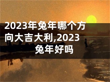 2023年兔年哪个方向大吉大利,2023兔年好吗