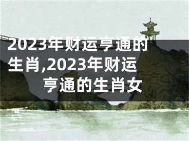 2023年财运亨通的生肖,2023年财运亨通的生肖女