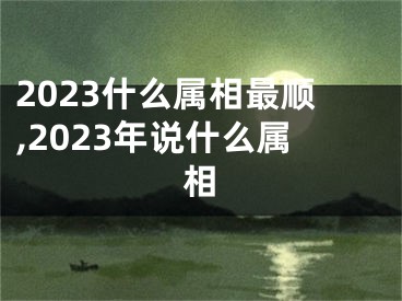 2023什么属相最顺,2023年说什么属相