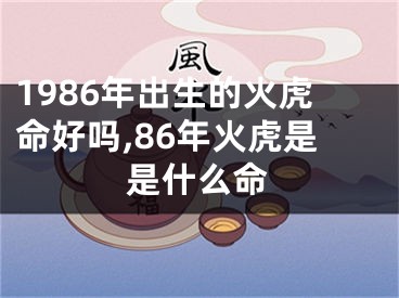 1986年出生的火虎命好吗,86年火虎是是什么命