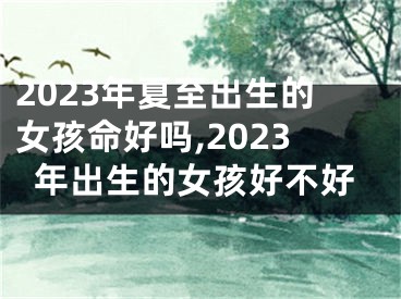 2023年夏至出生的女孩命好吗,2023年出生的女孩好不好