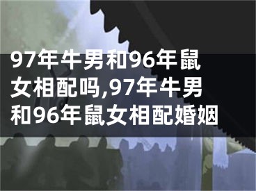 97年牛男和96年鼠女相配吗,97年牛男和96年鼠女相配婚姻