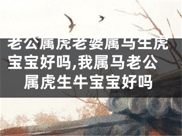 老公属虎老婆属马生虎宝宝好吗,我属马老公属虎生牛宝宝好吗