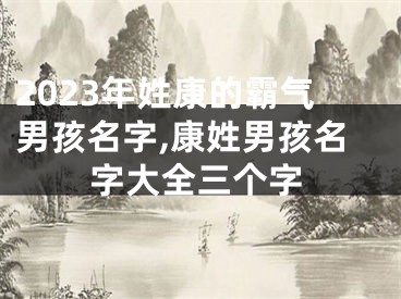 2023年姓康的霸气男孩名字,康姓男孩名字大全三个字