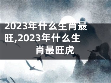 2023年什么生肖最旺,2023年什么生肖最旺虎