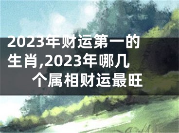 2023年财运第一的生肖,2023年哪几个属相财运最旺