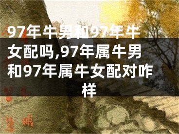 97年牛男和97年牛女配吗,97年属牛男和97年属牛女配对咋样