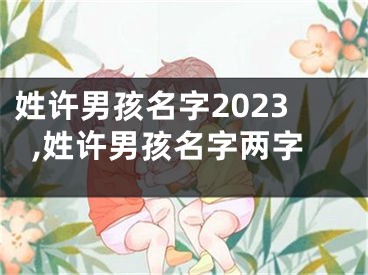 姓许男孩名字2023,姓许男孩名字两字