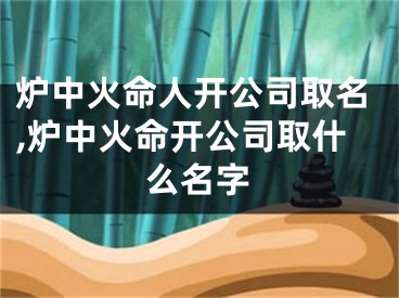 炉中火命人开公司取名,炉中火命开公司取什么名字