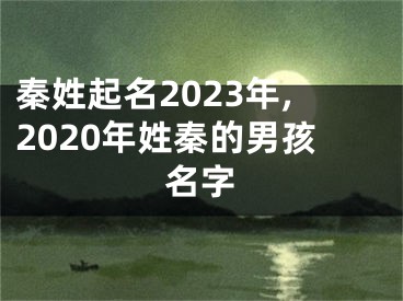 秦姓起名2023年,2020年姓秦的男孩名字